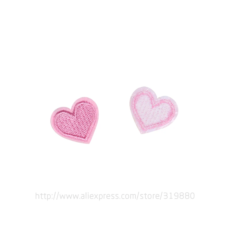 TIANXINYUE 2,7*2,5 см розовые патчи "любовь" Сделай сам, вышивка на одежде, глажка, аппликация, скрапбук, утюжок на ткани