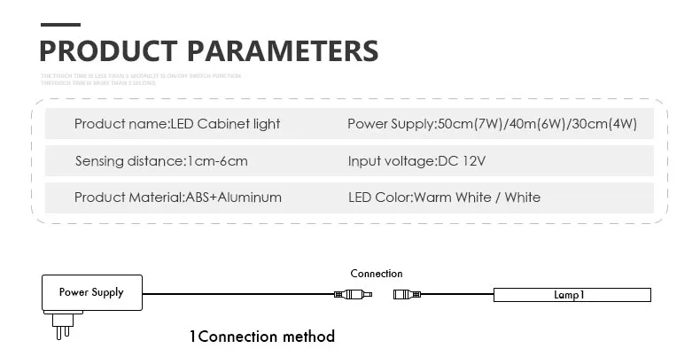 Hand Sweep LED Cabinet Lights Hand Scanning Sensor Motion Activated Bar Light 5W 6W 7W 30-50CM Lamp For Kitchen Closet Cupboard