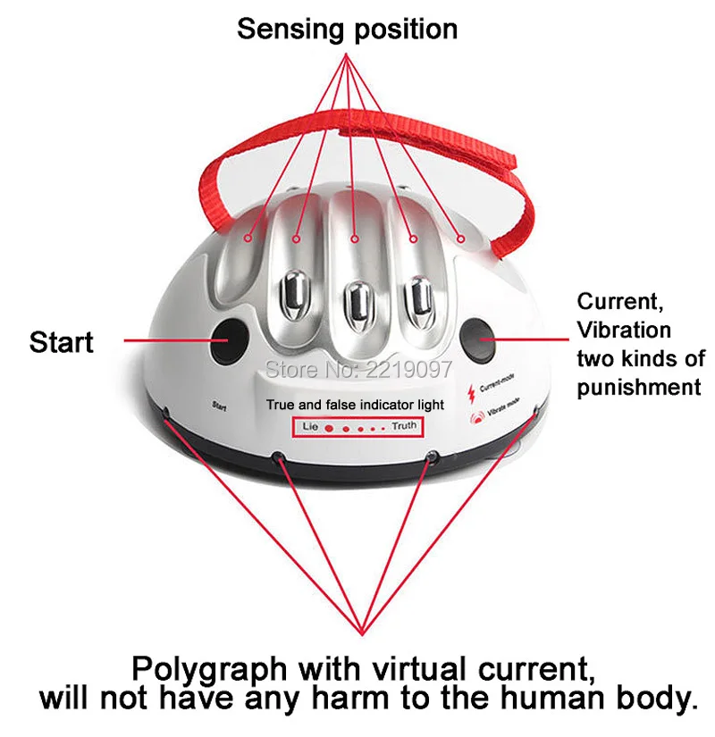 Хитрый детектор лжи шокирующий лжец смешной регулируемый взрослый Полиграф Тест микро электрический шок истина вечерние игровые консоли игрушки подарки
