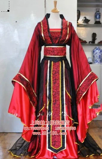 Ancient Chinese han dynasty tang dynasty clothing, men's, women's