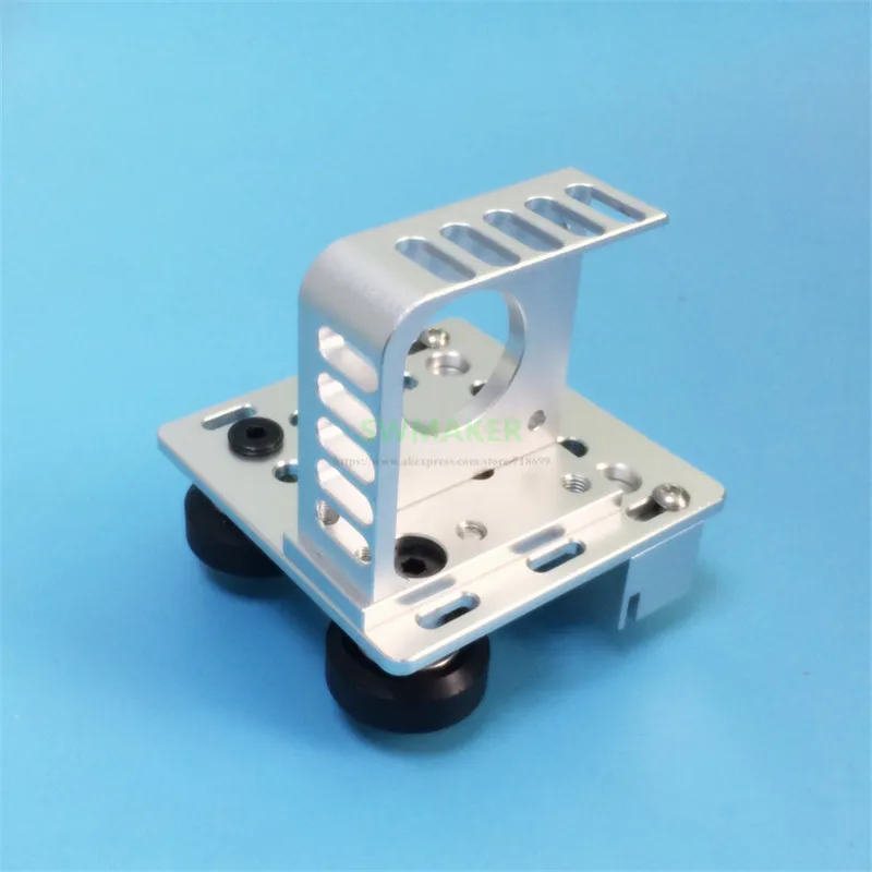 

V-Slot Openbuilds X-axis slider aluminum plate + timing belt buckle + wheel +Motor bracket for 2020 profile Titan Aero Extruder