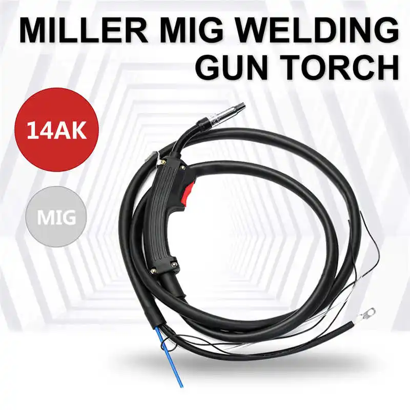 

Electric Welder Complete Replacement Spare Part Mig Torch 14AK 2M Welding G un Parts Stinger