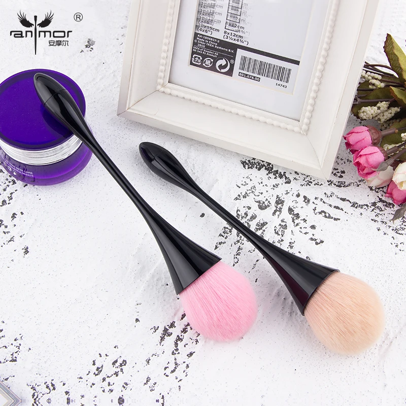 

Anmor 1 PCS Pro Makeup Brushes Super Fluffy Multipurpose Powder Blusher Brushes for Natural Makeup Finish pinceaux maquillage