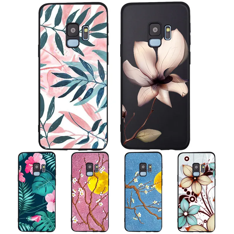 

Flower custom For Samsung Galaxy S6 S7 Edge S8 S9 S10 Plus Lite Note 8 9 A20 A30 A40 A50 A70 phone Case Cover Coque Etui funda