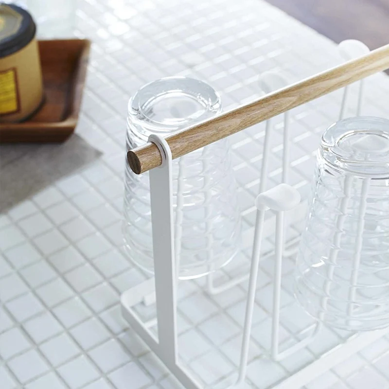 Подставка держатель для чашек и кружек из нержавеющей стали|kitchen storage|hanging rackstorage
