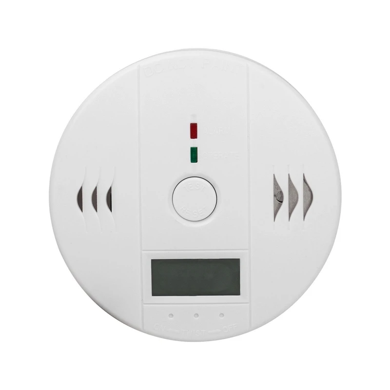 Домашний Высокочувствительный сигнализация предупреждающая о возможности отравления датчик безопасности ЖК-дисплей детектор угарного газа независимых угарного газа Сенсор 85dB Предупреждение-up
