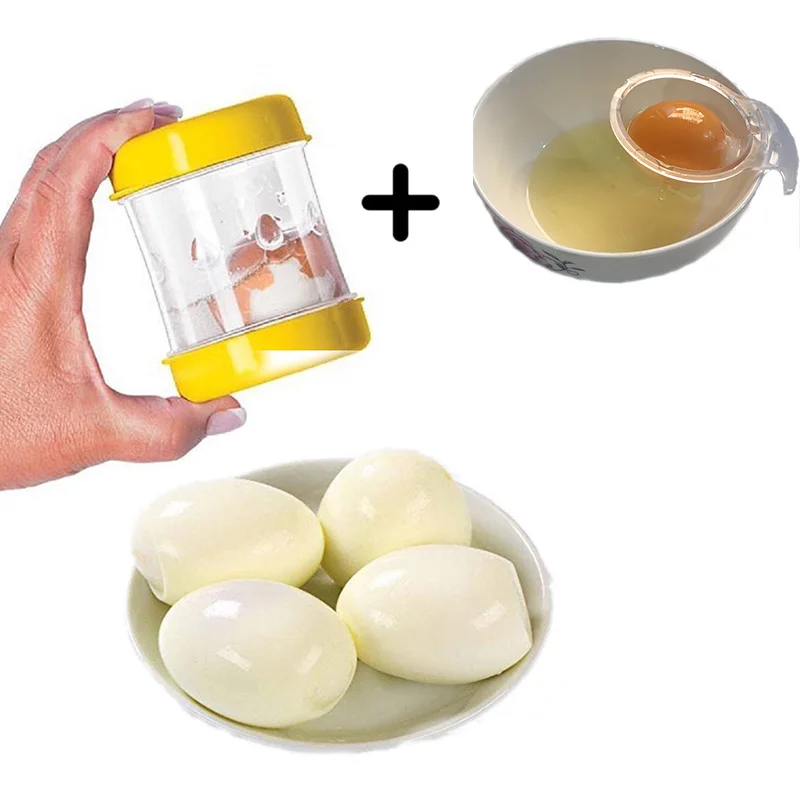 

New arrival Durable Hard Boiled Egg Peeler Shaker,Egg Peeler, Convenient Egg Stripper Egg Tools kitchen tools