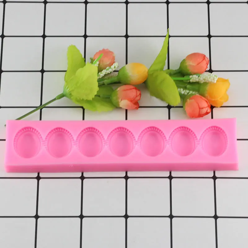 3D Круглый жемчуг бисер форма силиконовая форма кухня украшение из мастики для торта инструмент для украшения сахарный шоколадный форма для мастики