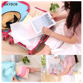 

3PCS Portable Travel Pouch Storage Waterproof Transparent Ziplock Bags New