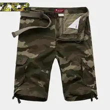 Новые штаны карго тактические шорты для мужчин летний топ дизайн камуфляжные шорты в стиле милитари Homme хлопок Модная брендовая одежда