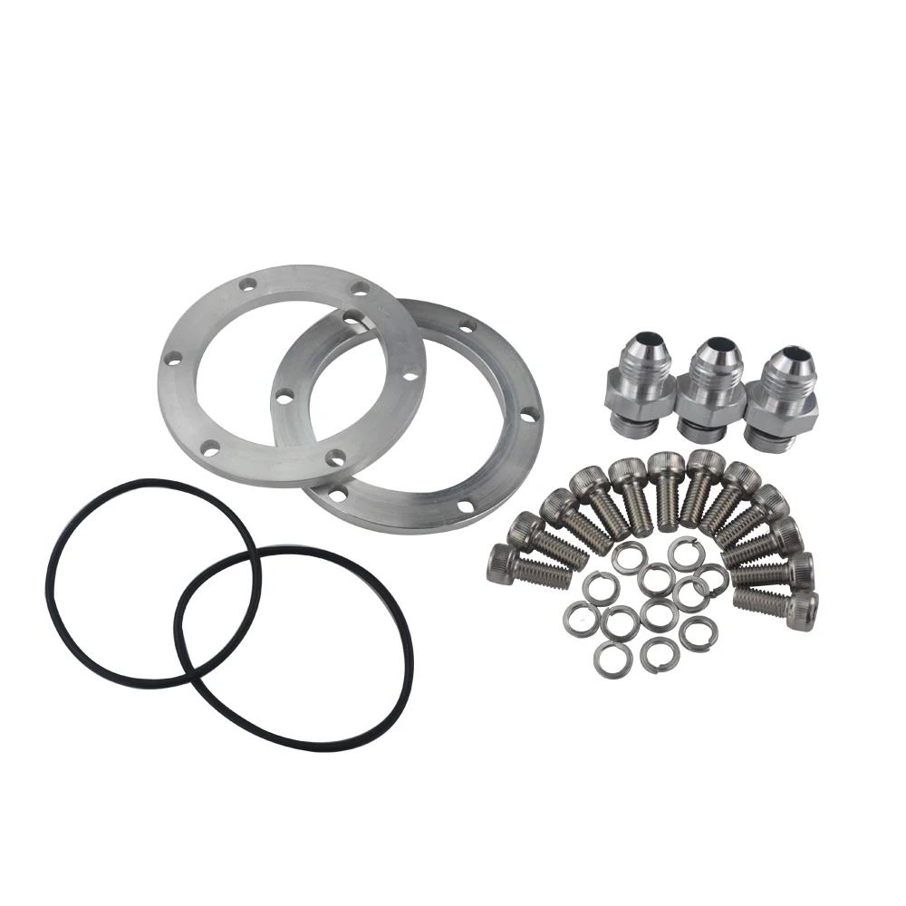 Motorcycle Fuel Tank WLR RACING 3L Dual BILLET ALUMINUM Without 044 FUEL PUMP SILVER OR BLACK