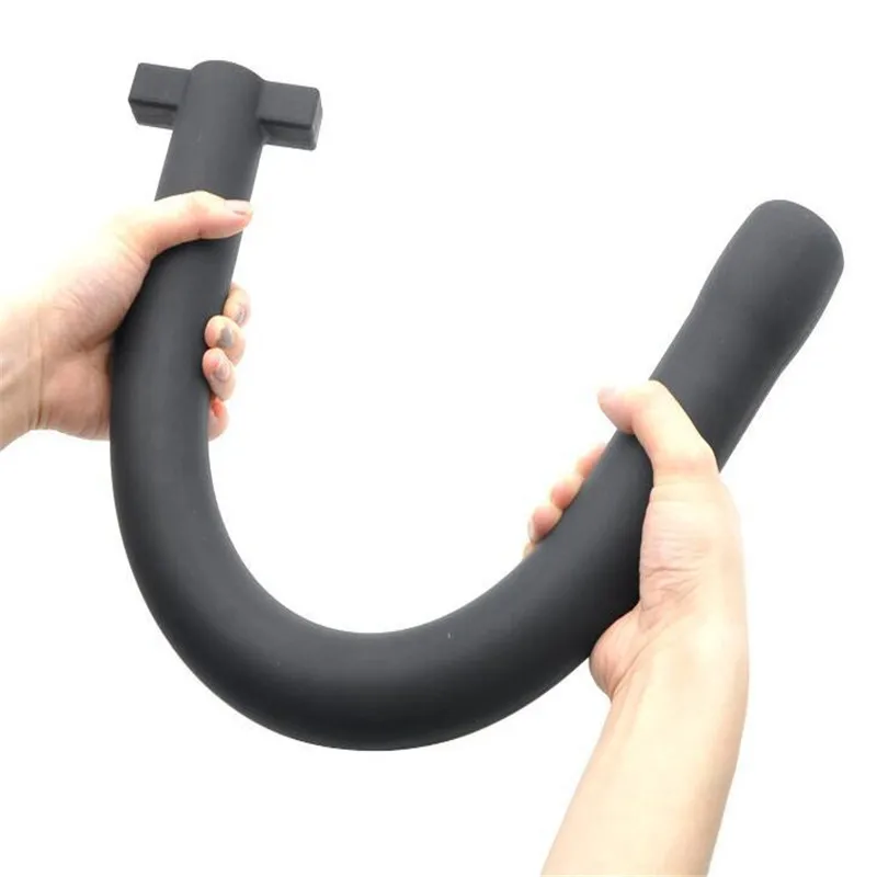 Smooth Surface Soft Silicone 51*3.9CM Anal Plug Stimulation Message Penis Butt Dildos Masturbator Sex Toys for Men Women | Красота и