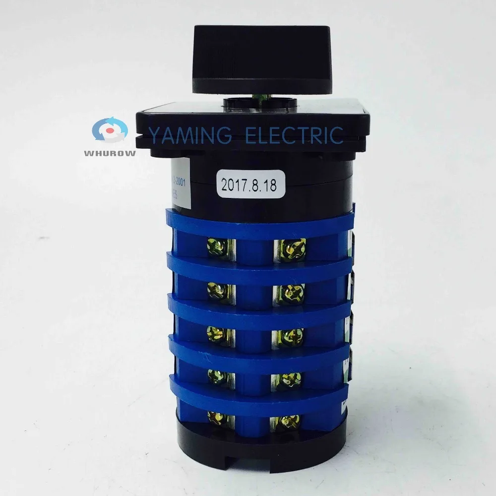  Welding machine switch KDHC-32/5 CO2 gas welding machine changeover rotary cam switch 32A 5 poles 1
