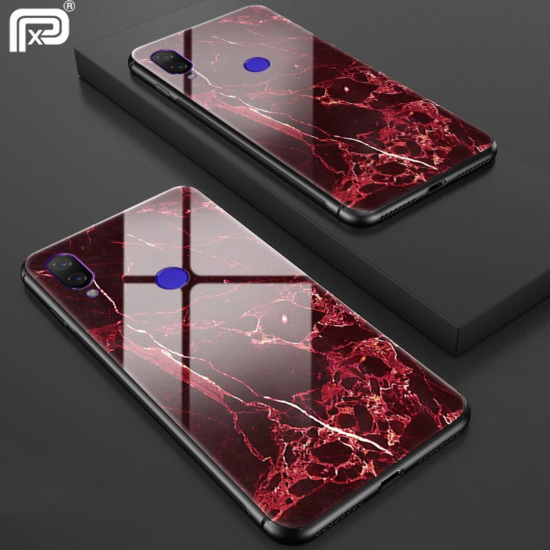 

Marble Tempered Glass Case For Xiaomi Redmi Note 7 5 6 Pro 5A Prime Redmi 6A 6 Pro 5 Plus Mi A1 A2 Lite 8 Explorer Phone Case