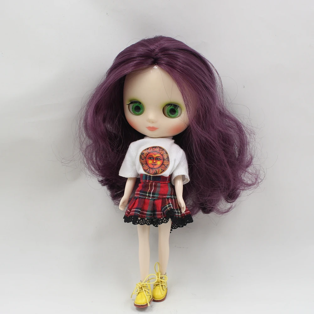 Кожаные туфли в стиле Middie Blyth doll высотой 20 см; четыре разные цвета; подходят для куклы среднего размера; фабричная обувь Blyth