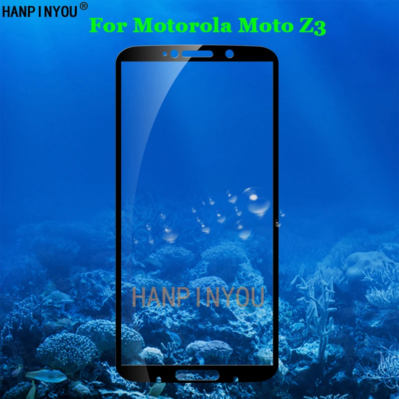 Для Motorola Moto Z3/Z3 Play 6 0 &quotПолное покрытие закаленное стекло 9H 2.5D Премиум Защитная