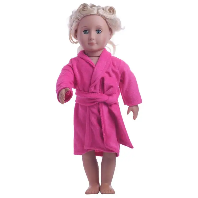 Mooistar 4066D Cute Soft Robe Bathrobe Clothes Dolls Robe Fit For 18