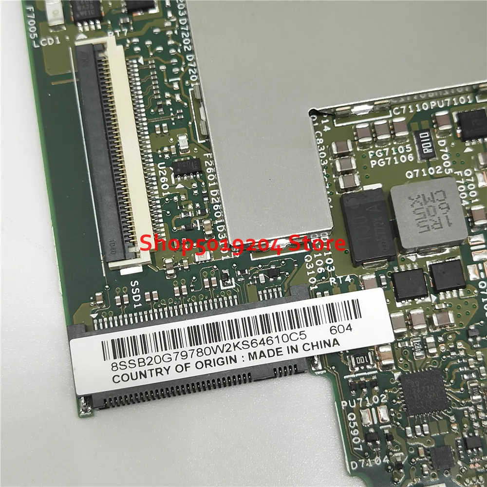  15218-2 LGF-1 MB 448.04W08.0021 00NY789 Laptop motherboard for para Lenovo ThinkPad X1-Tablet Teste