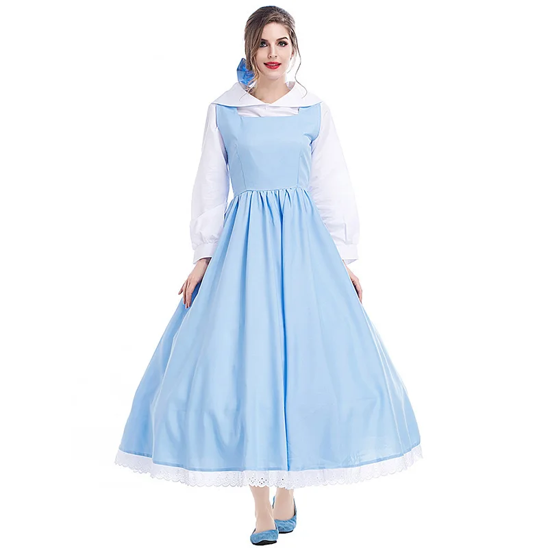 Belle Robe Bleue, Costume La Belle Et La Bête, Robe De