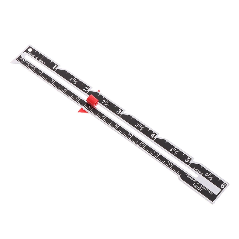 1Pc Sewing Measuring Tool Aluminum Quilting Ruler for Knitting Crafting SewiGA 