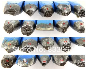 

jewelry tools,wholesale alibaba,20pc GH422 Assorted punches for jewelry / jewelry punches , jewelry stamp flower leaves machine