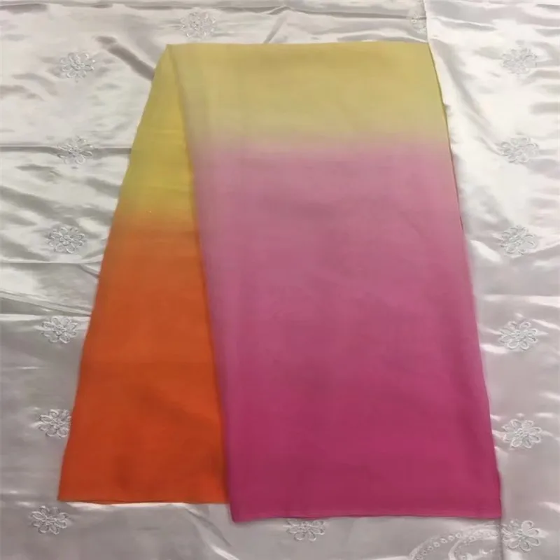 

Satin silk fabric Anti-Pilling Nigerian design African wax pattern stretch satin fabric for clothing 5 yards/piece !LXE050310