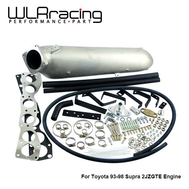 WLR RACING - CAST ALUMINIUM INTAKE MANIFOLD for 93-98 Supra 2JZGTE FOR Toyota 2JZ Intake Manifold high quality New Brand