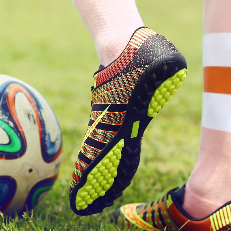 Size 33-44 Turf Indoor Men Soccer Shoes Kids Cleats Training Football Boots Professional Sport Sneakers Soccer Shoes (48)