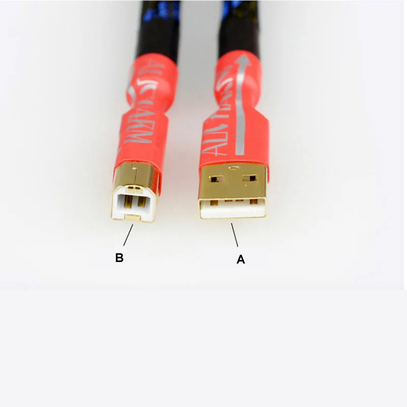 HIFI аудио специальный медный посеребренный USB кабель звуковая карта DAC декодер