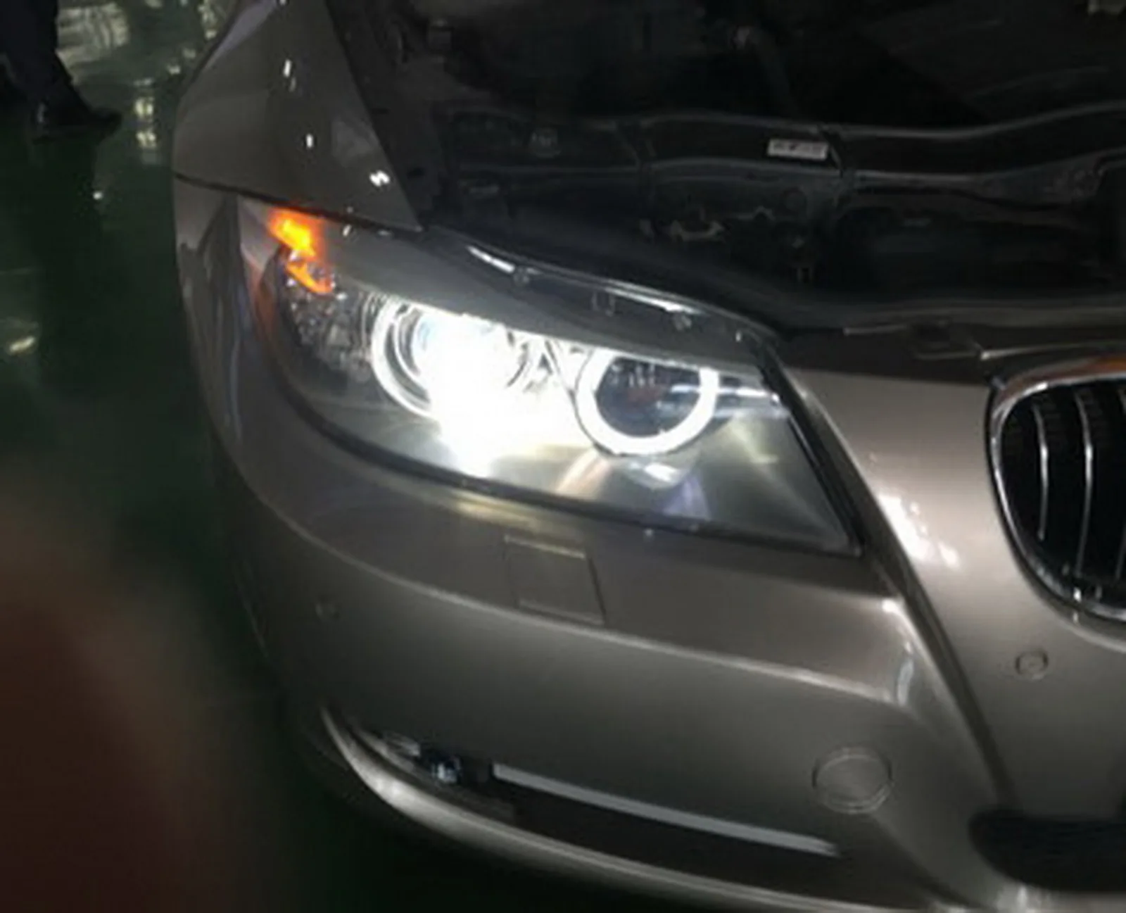 ANGRONG 20 Вт Светодиодные Габаритные огни глаза ангела для BMW 3 серии E90 E91 LCI с