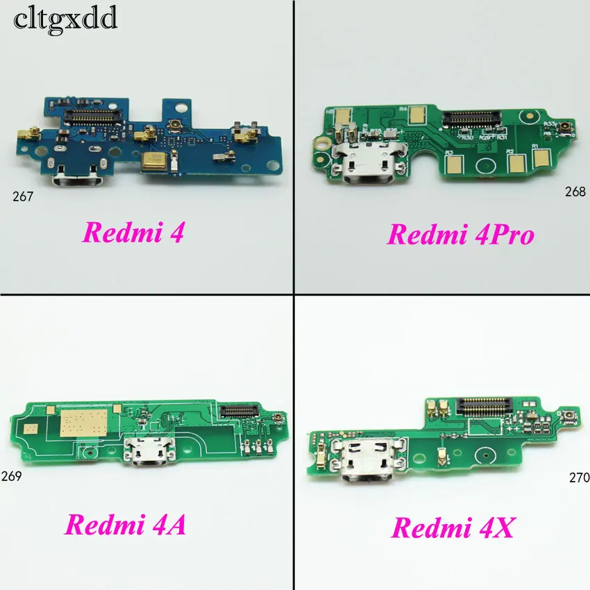 

cltgxdd Dock Micro USB charging Charger Flex Cable Port board with Microphone Module for Xiaomi Redmi Hongmi 4 4pro 4A 4X