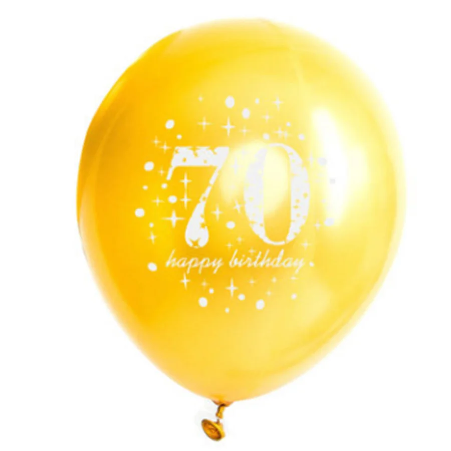 Baloon 30 40 50 60 надувные шары для дня рождения Черное золото лет украшение взрослых