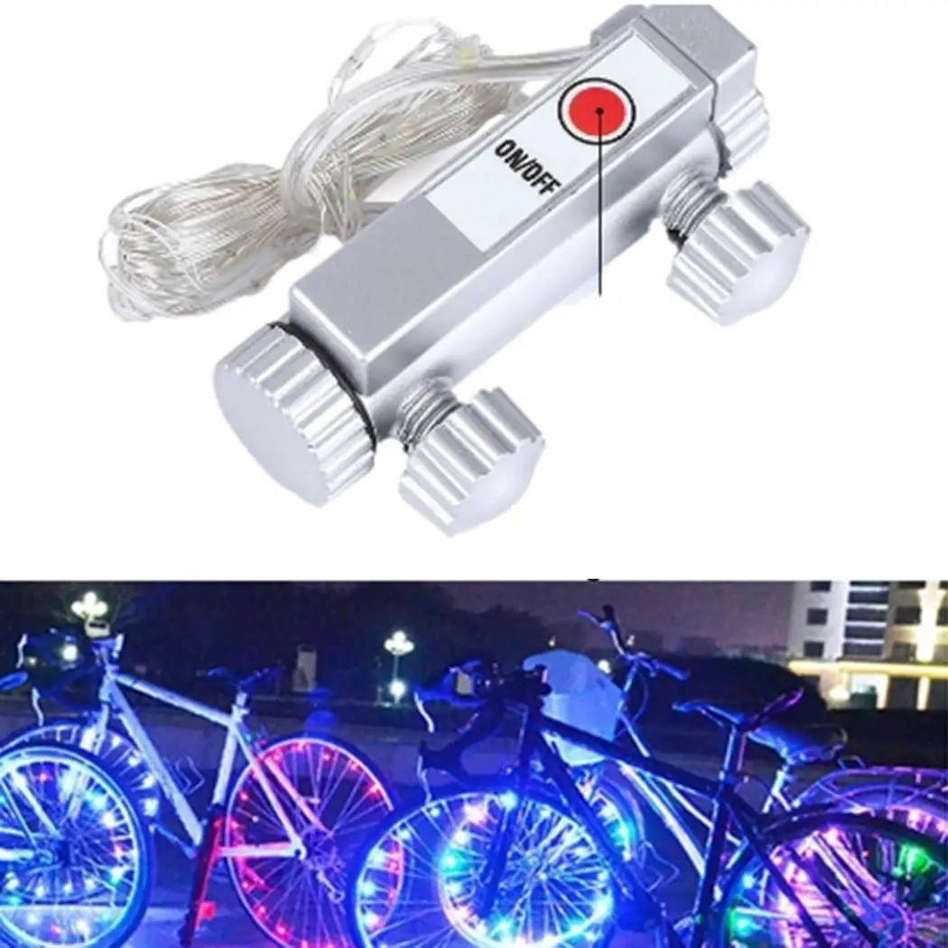 Perfect LED Waterproof MTB Bicycle Light Lamp Bicicleta Cycling Spoke Wheel Light For Night Riding Bike Accessories 11