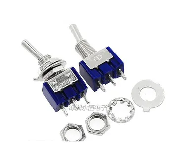 

Free shipping 50pcs/lot Blue MTS-102 3-Pin 6MM Mini SPDT ON--ON 6A 125VAC Toggle Switches best quality.