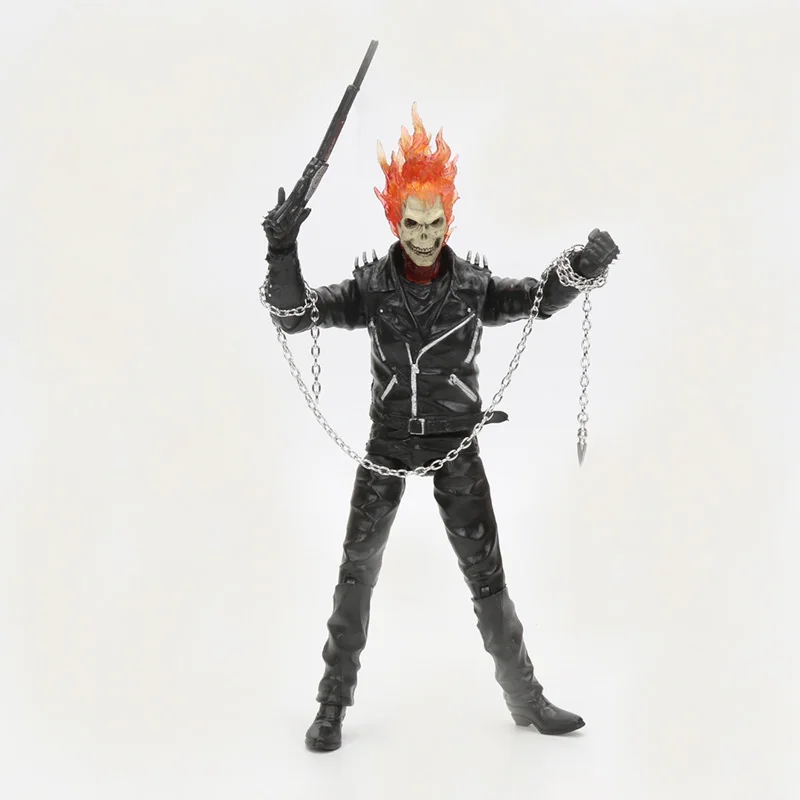 

22cm Ghost Rider Johnny Blaze PVC Action Figure Collectible Model Toy