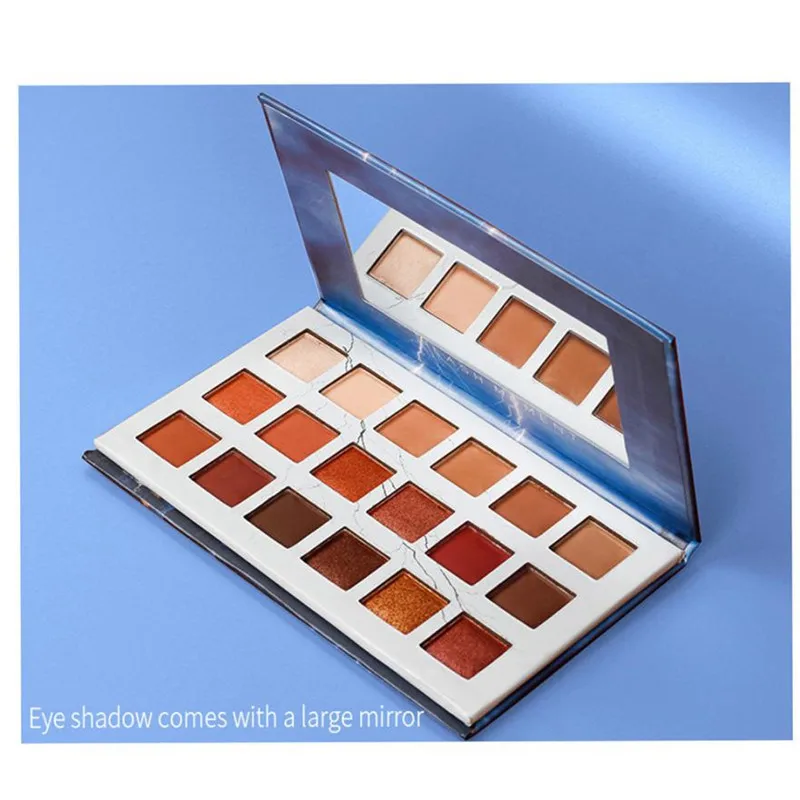 

18 Colors Eyeshadow Textured Pallete Faced Matte Pearl Makeup shadow Long-lasting Eye Shadow Matte Easy to Wear Makeup Palette