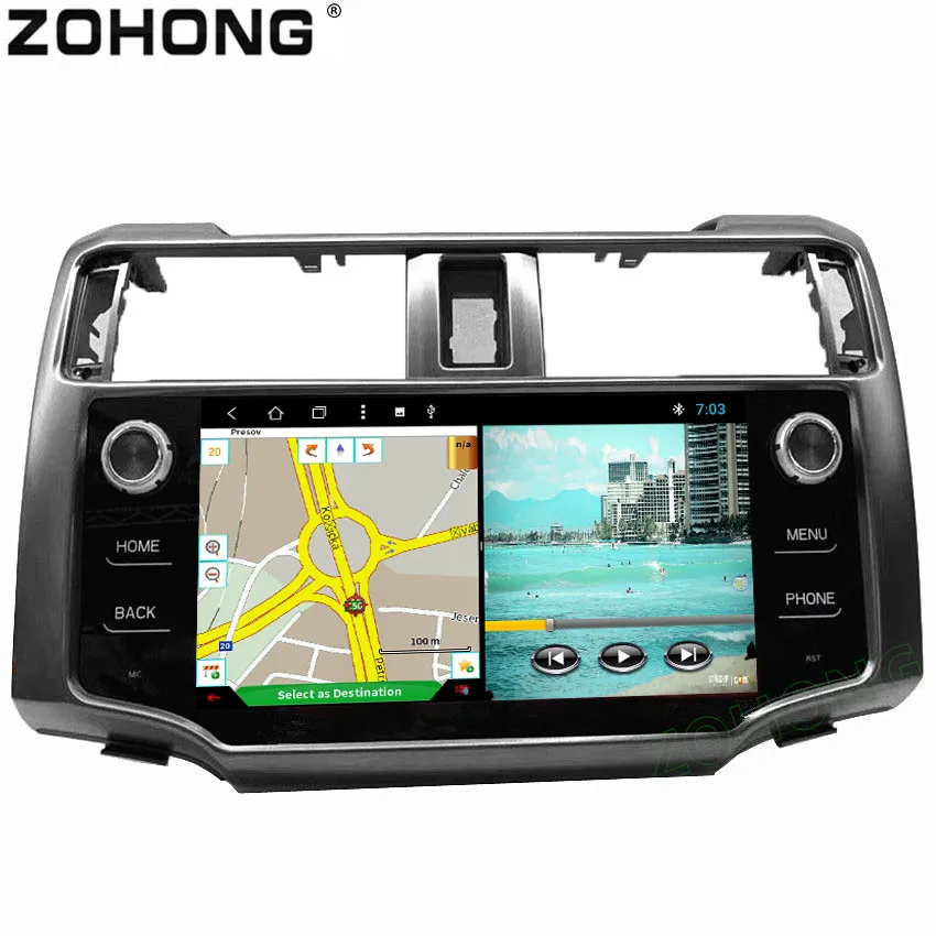Clearance 2 din Octa 8 Core PIP Android Car DVD Multimedia Player for Toyota 4Runner 4 runner aotoradio CAR GPS Navigation Radio stereo BT 19