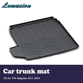 

1Set Car Cargo rear trunk mat For VW Magotan B7 2011 2012 2013 2014 2015 2016 Styling Boot Liner Tray Anti-slip mat Accessories