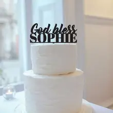 Топперы для торта, топпер для торта под заказ, персональные украшения для детского душа, Топпер для торта, Крещение, Крещение, первое хо