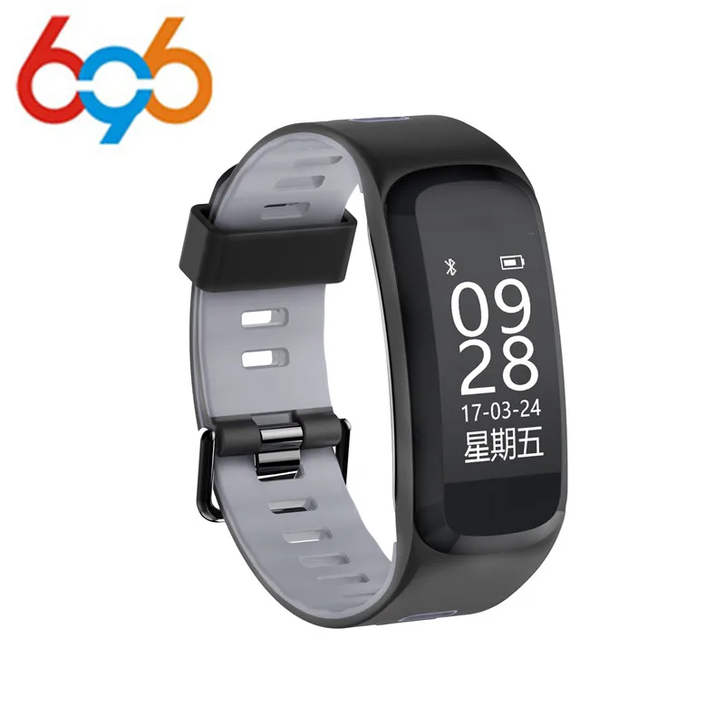 font b 2018 b font Waterproof F4 Smart Band Swimming Wristband With Pedometer Heart Rate