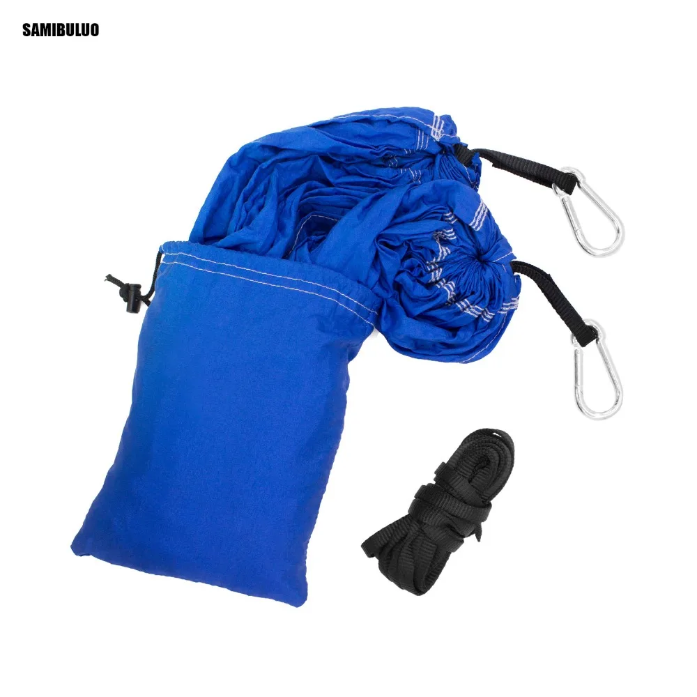 Portable Parachute Hammock 2 People Outdoor Survival Camping Hammocks Garden Leisure Travel Double hanging Swing 270cmx140cm Portable Parachute Hammock 2 People Outdoor Survival Camping Hammocks Garden Leisure Travel Double hanging Swing 270cmx140cm