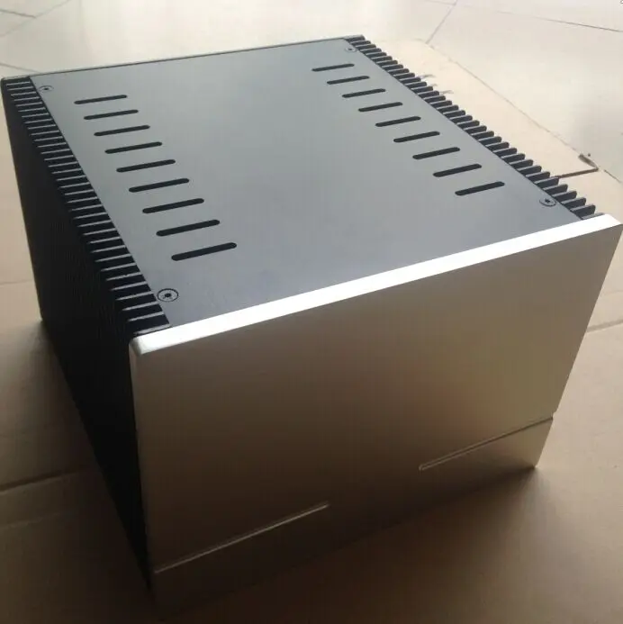 D-050 CNC все алюминиевые шасси чехол коробка шкаф для DIY аудио усилитель мощности 245 мм* 180 мм* 259 мм 245*180*259 мм