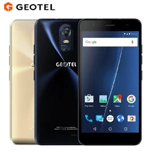 Оригинал GEOTEL Примечание Мобильный Телефон 5.5 дюймов HD 3 ГБ RAM 16 ГБ ROM MTK6737 Quad Core 13MP Dual SIM 3200 мАч 4 Г FDD-LTE Смартфон