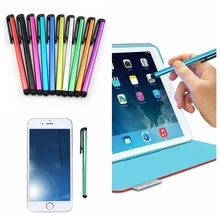Емкостный сенсорный экран Стилус для iPhone iPad samsung планшет телефон Xiaomi случайный цвет Универсальный круглый наконечник сенсорный экран ручка