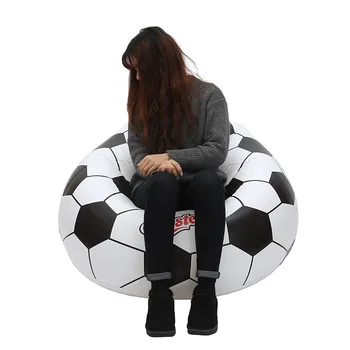 

Factory direct sales inflatable football sofa environmental pvc loungers outdoor inflatable seat sofa