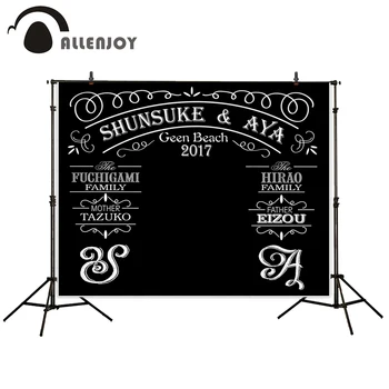 

Allenjoy photography backdrops idea anniversary customized wedding background photography backdrop newborn photobooth