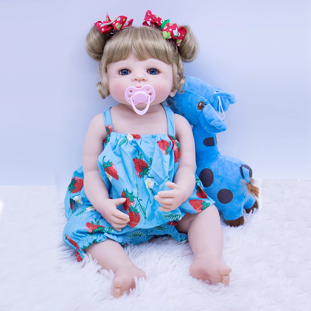 Новинка 2019 силиконовые куклы loli Boneca Reborn настоящие светлые для детей подарок на