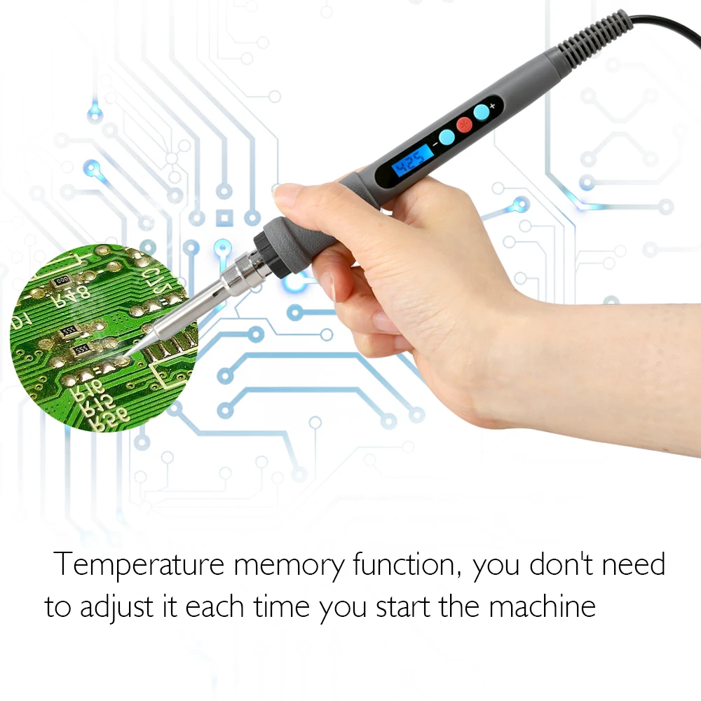 

110V/220V solder iron electric welder for electronics Adjustable Digital control Temperature 60W welding Soldering Iron