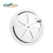 Grille d'aération en acier inoxydable 316, couvercle pour bateau, couvercle à bouton latéral, ouverture