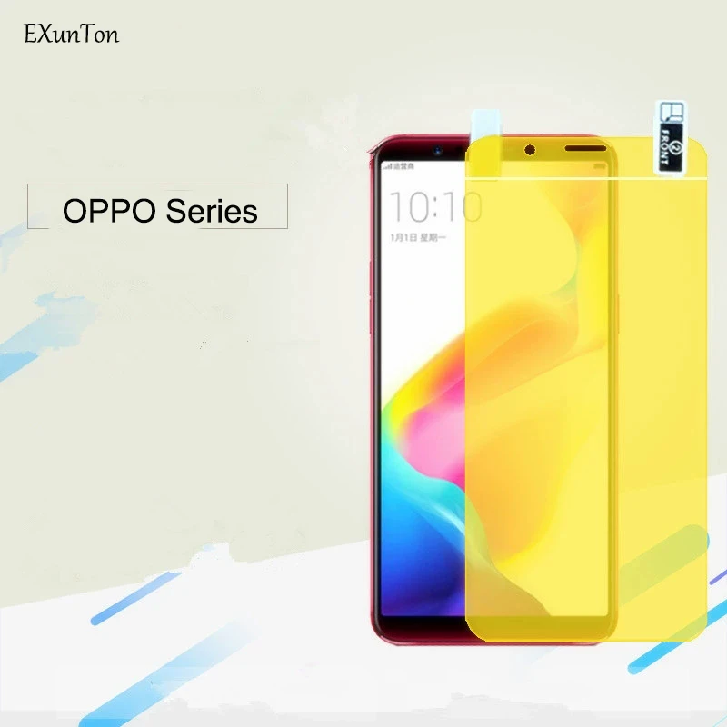 3D полное покрытие ультра тонкая супер прозрачная ТПУ пленка для OPPO A83 F5 F7 F9 R15 R17 Pro